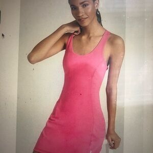 Sweaty Betty power workout dress, dahlia pink